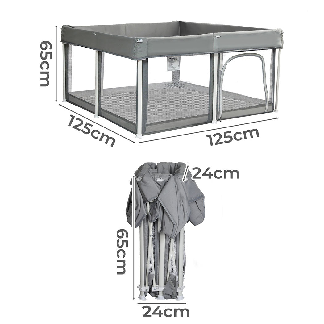 Bopeep Kids Playpen Foldable 125X125-1
