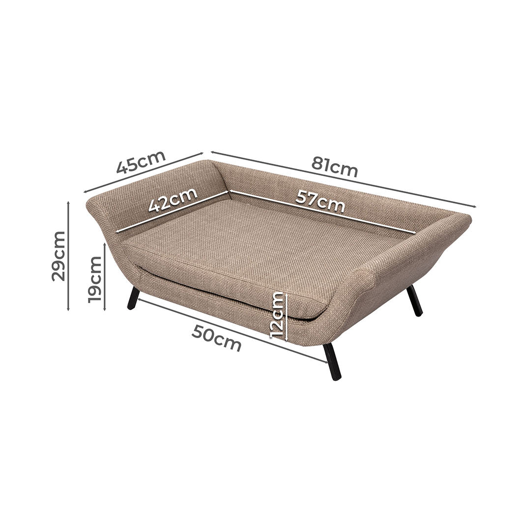 PaWz Pet Sofa Bed Raised Elevated Soft-1