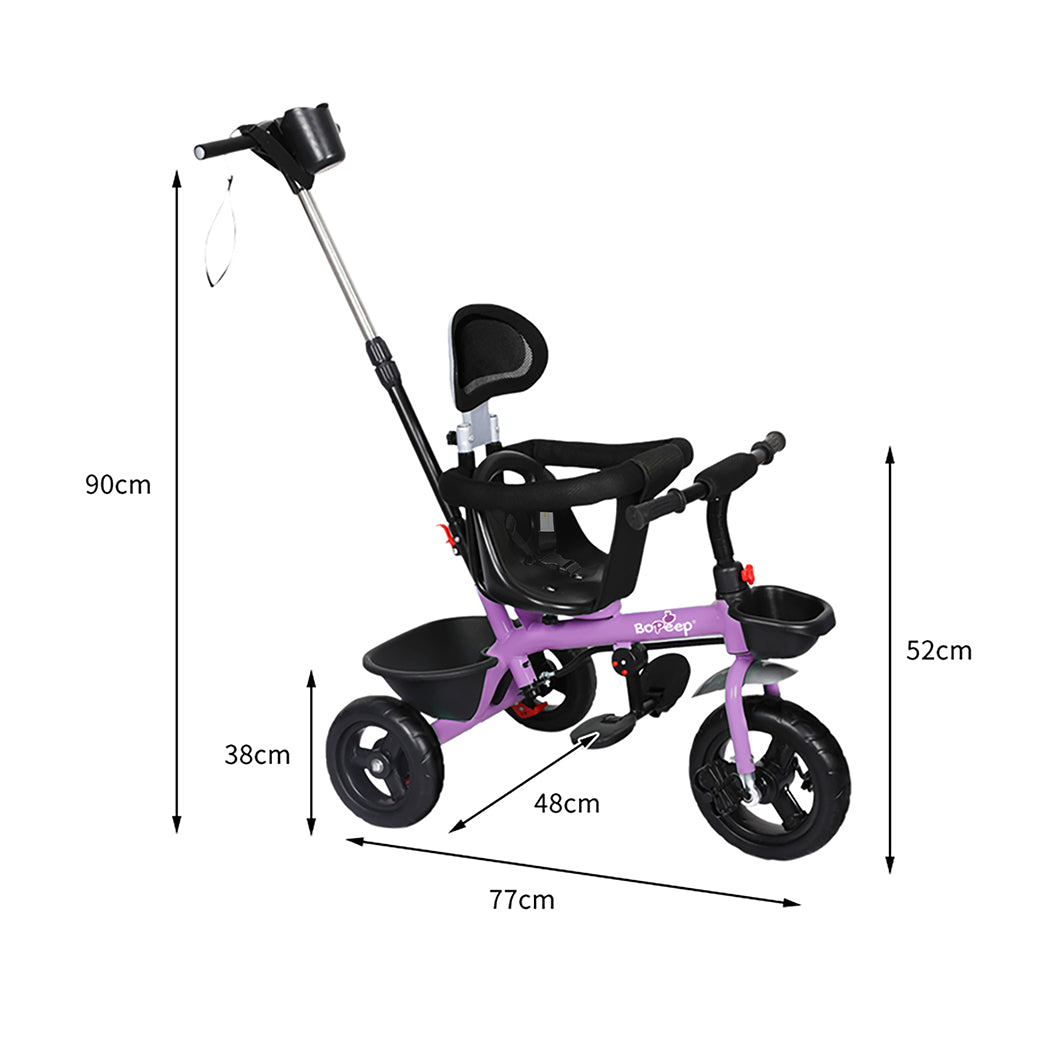BoPeep Kids Tricycle Ride On Trike Toddler Purple-1