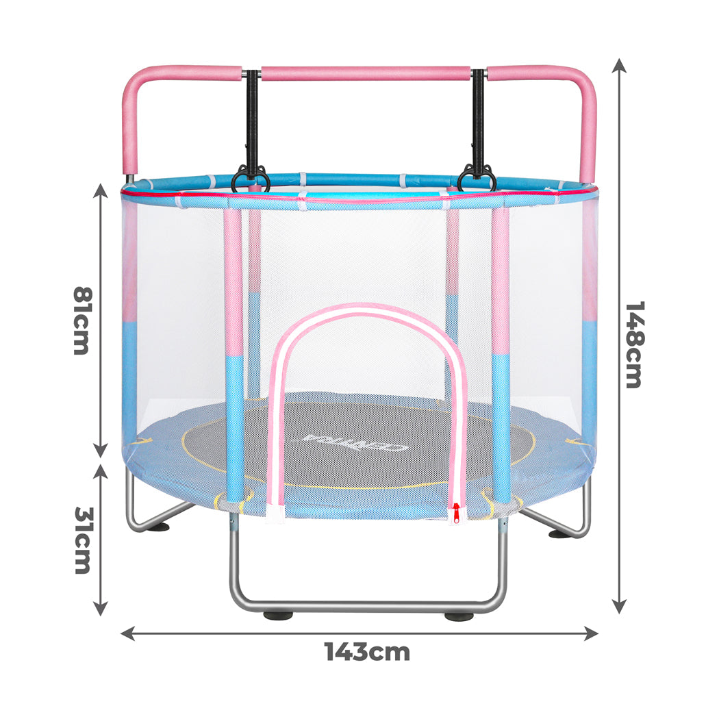 Centra 55" Kids Trampoline Rebounder Pink-1