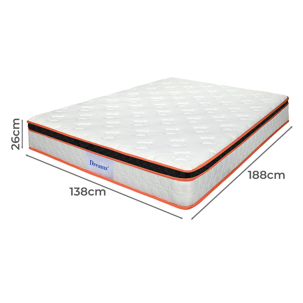 Dreamz 7 Zone Pocket Spring Mattress Medium Firm Double-1