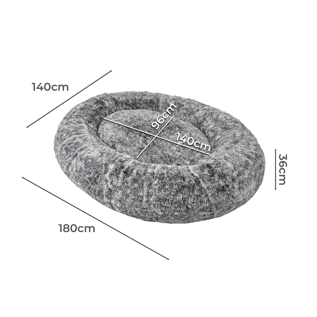 TheNapBed Memory Foam Pet Bed Grey Charcoal-1