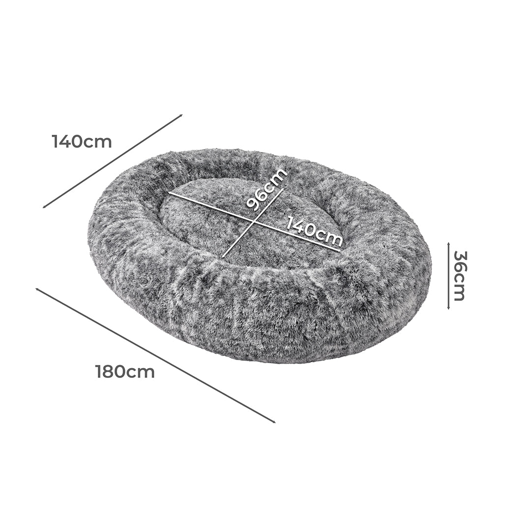 TheNapBed Memory Foam Pet Bed Grey Charcoal-1