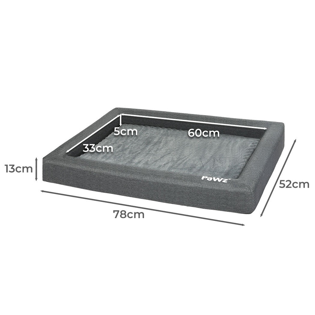 PaWz Memory Foam Pet Bed Calming Dog M Medium-1