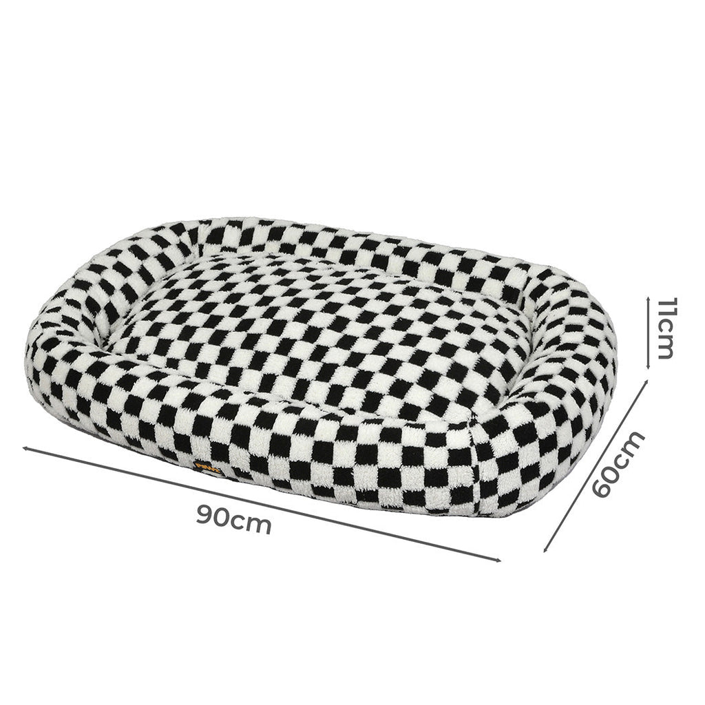 Pawz Dog Bed Calming Pet Plush Bed Soft Washable Bed-1