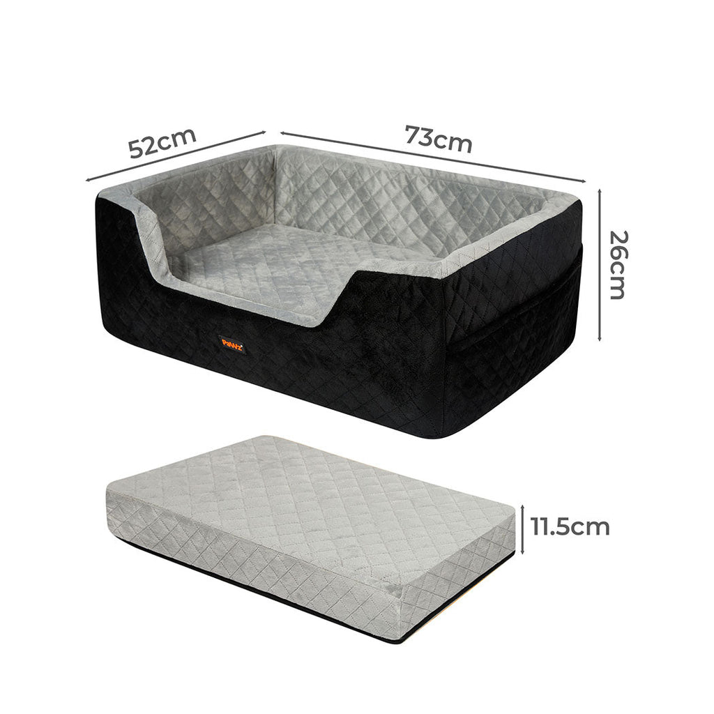 Pawz Dog Car Booster Seat Belt Pet Safe Protector Travel Bed-1
