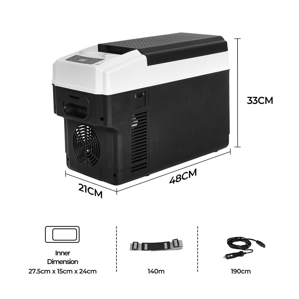 Spector Portable Car Fridge 12V Mini Refrigerator Freezer Camping Travel Cooler-1