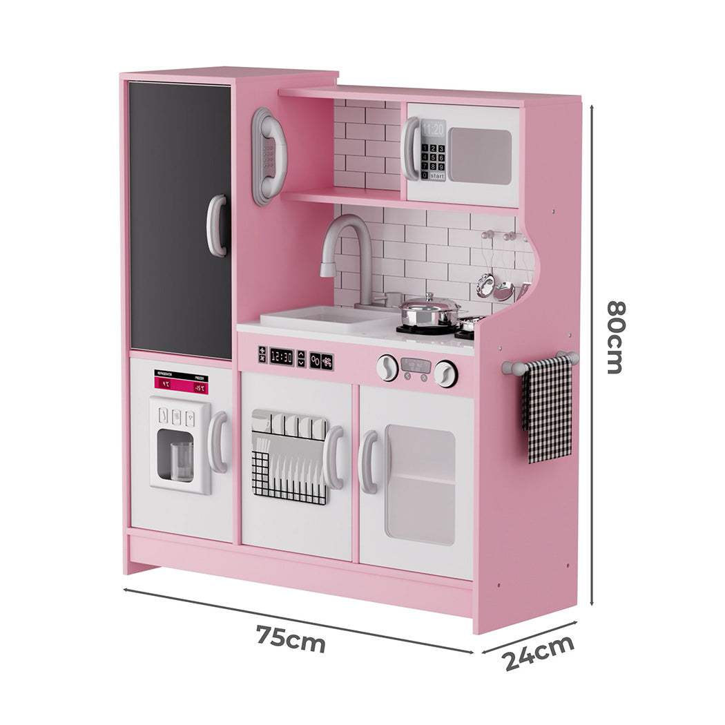 Bopeep Kids Kitchen Set Wooden Pretend Play Cooking Toy-1