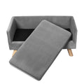 NNEIDS PaWz Pet Sofa Bed Dog Warm Soft Lounge Grey