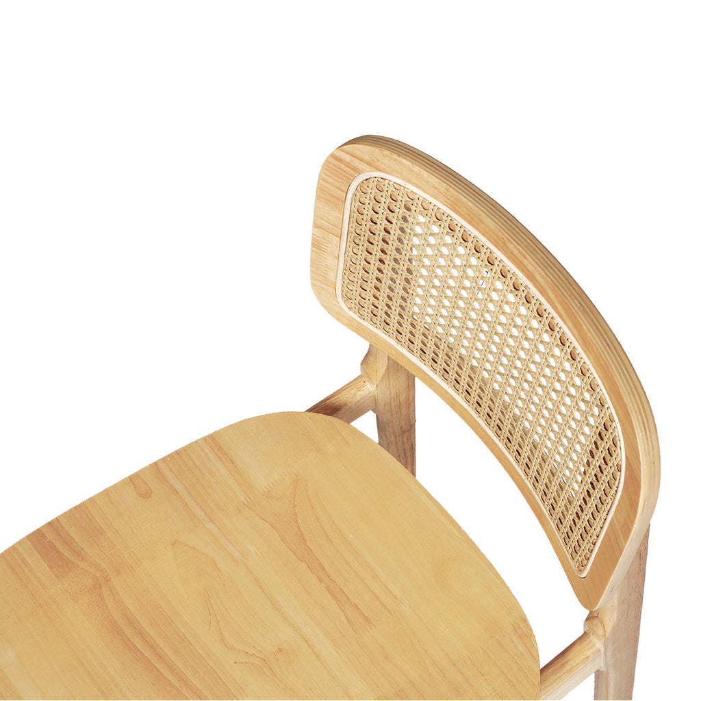 Levede 6x Rattan Dining Chair Wooden Kitchen Chair