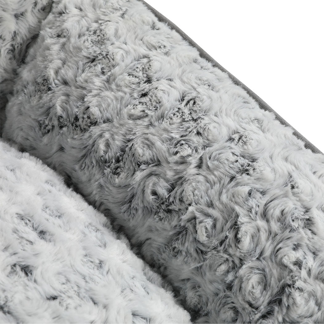 Pawz Pet Dog Calming Bed Fluffy Washable Cushion L-2