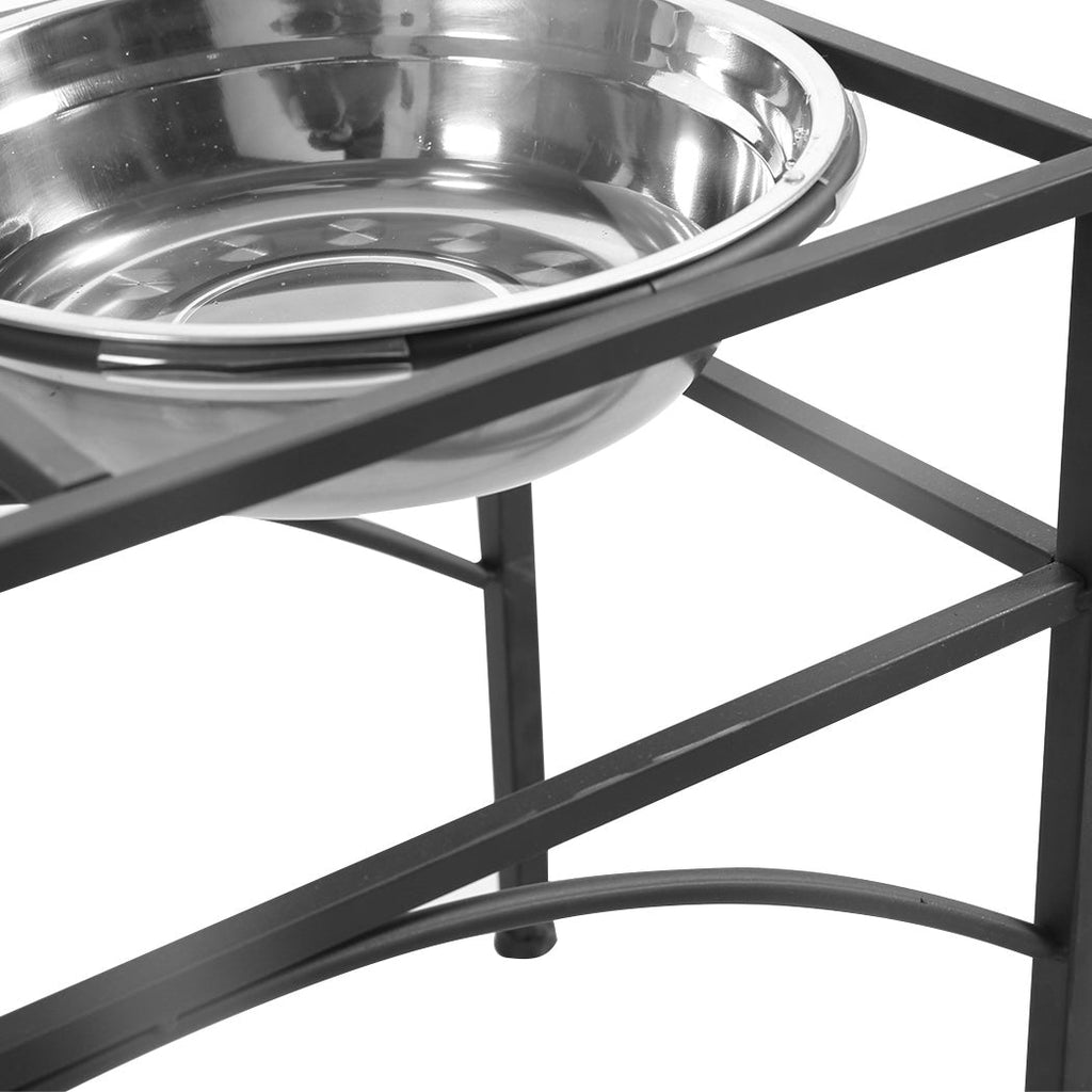 NNEIDS PaWz Dual Elevated Raised Pet Dog Feeder Medium-2