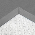 Marlow Coral Velvet Area Rugs Large Mat 180x200cm Grey