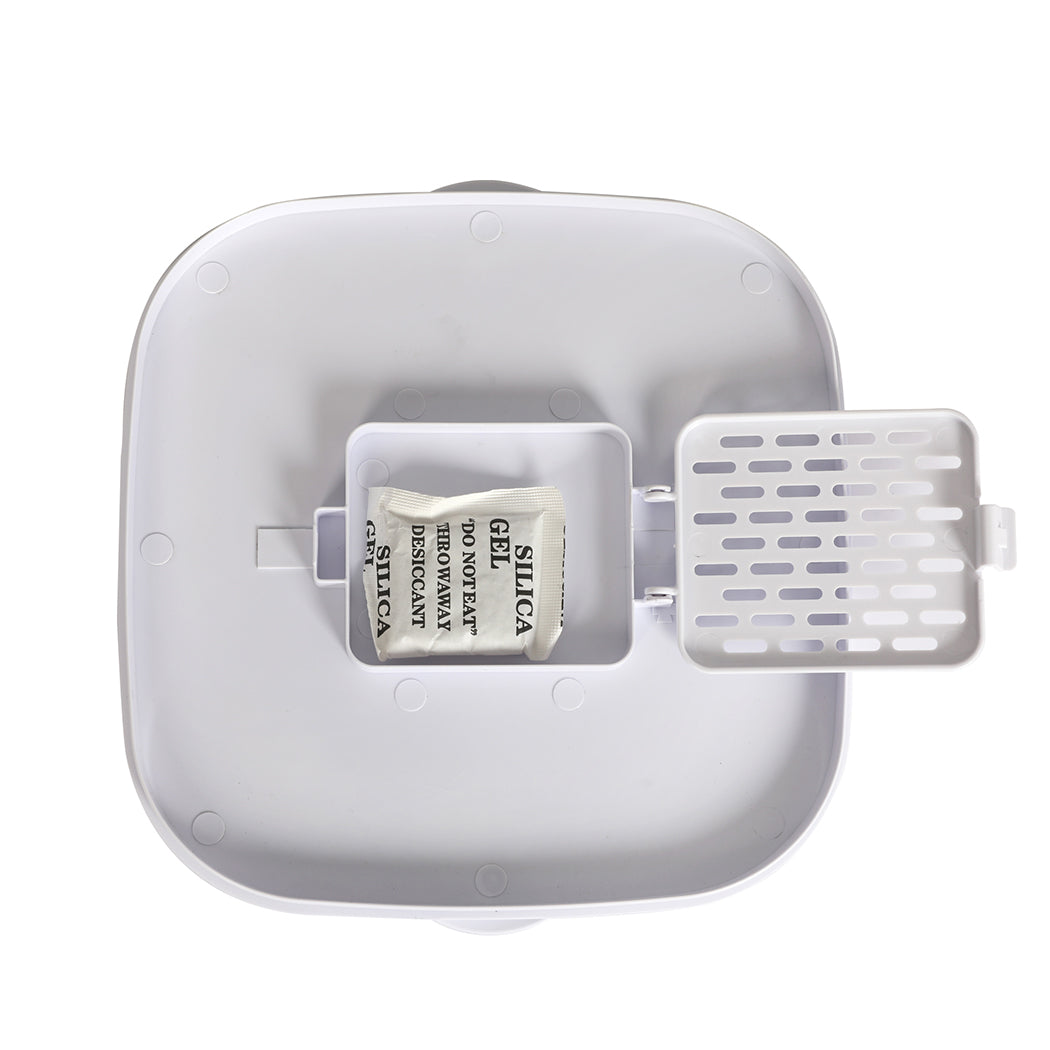 PaWz 5L Automatic Pet Feeder 2 Bowl White-2