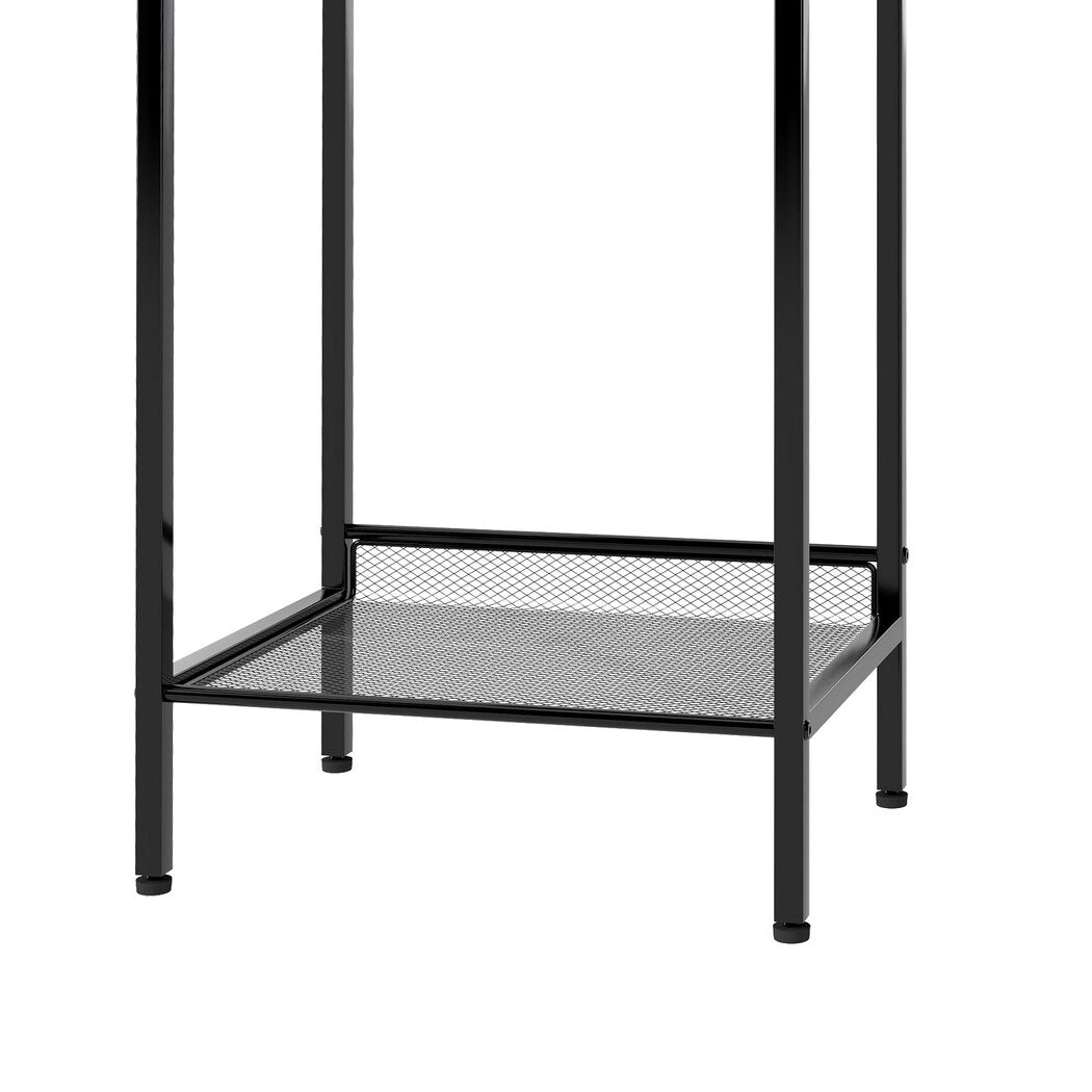 Levede Industrial Side Table 2-Tier Shelf End Table