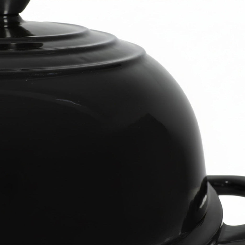 Toque Enamelled Cast Iron Dutch Oven Pot Sourdough Bread Baking Kitchen 24cm-2