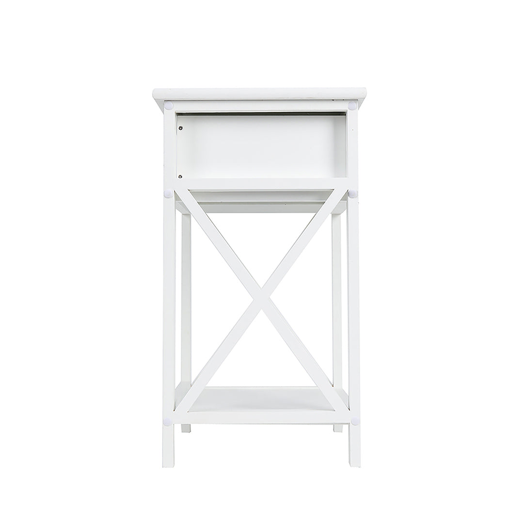 Levede 1x Bedside Tables Drawers Side