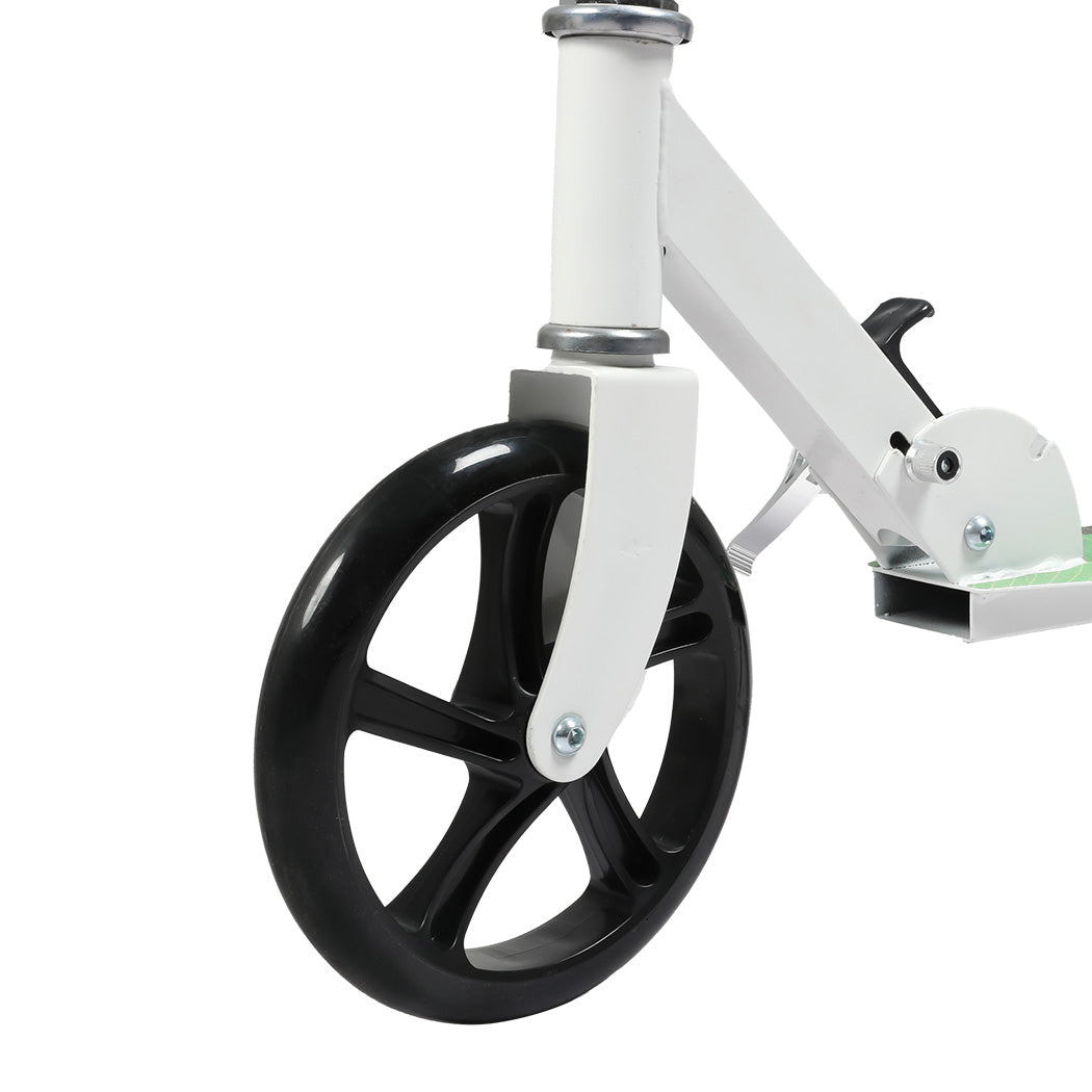 MONVELO Folding Scooter Dual Large Wheels White-3