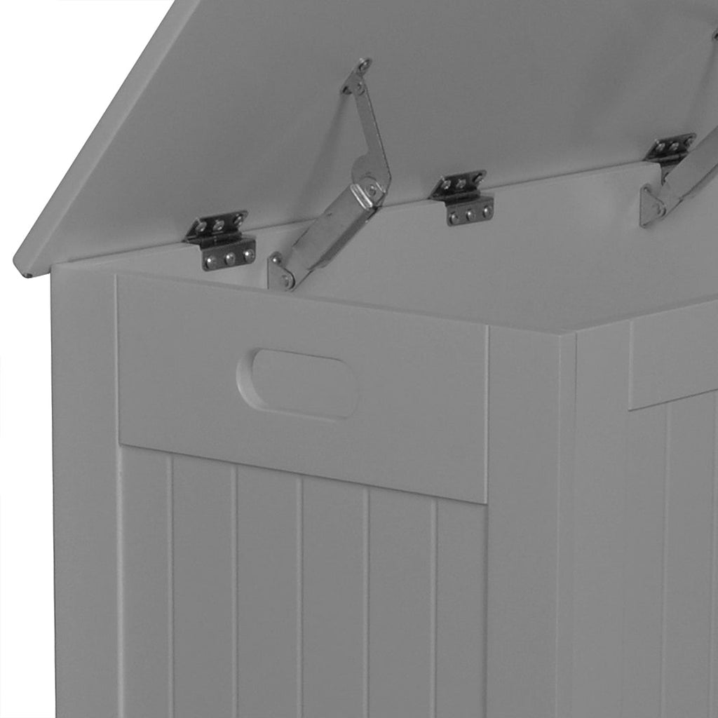 Levede Kids Toy Box Storage Chest Cabinet Grey-3