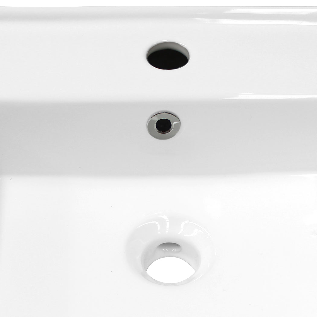 NNEIDS Ceramic Basin Bathroom Wash Counter