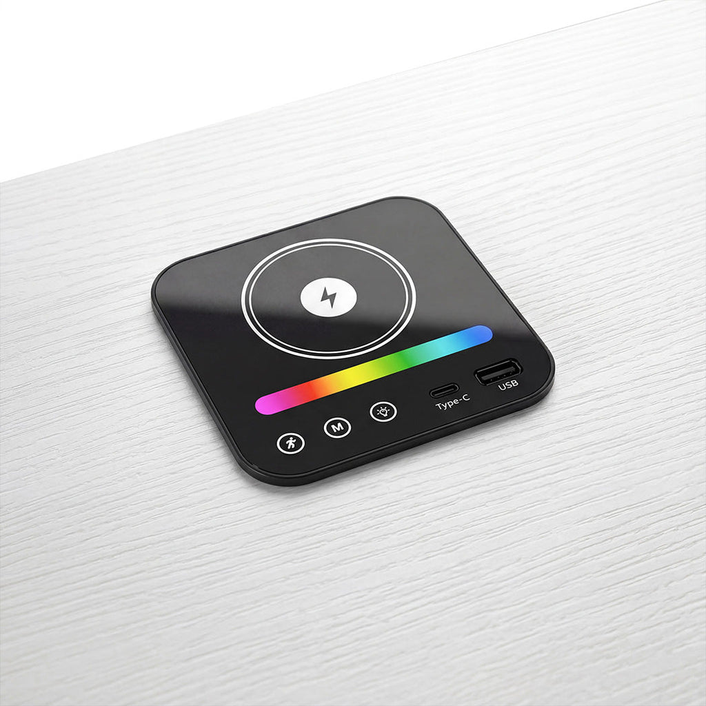 Levede Smart Bedside Table RGB Motion Sensor Charging Nightstand Bedroom Modern