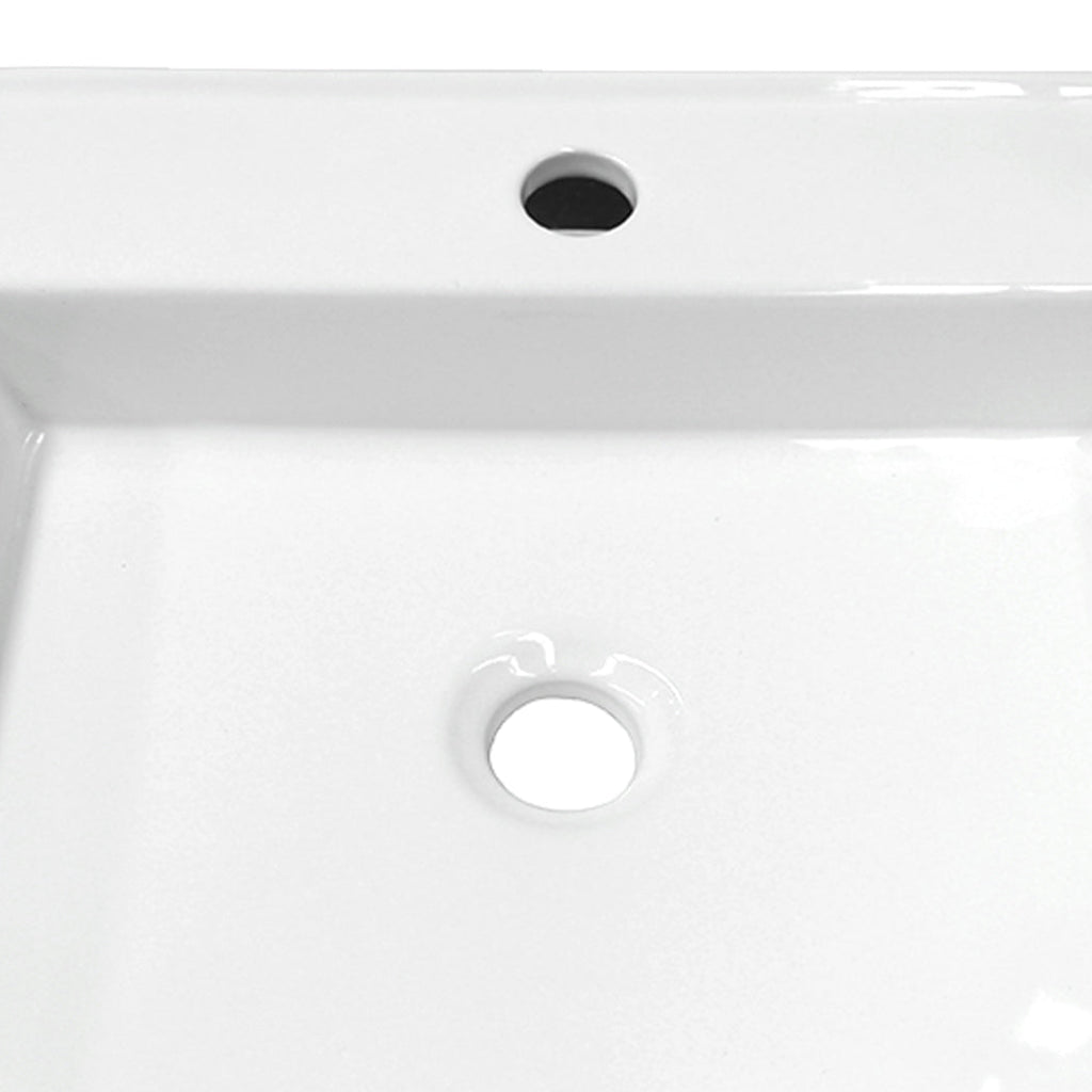 NNEIDS Ceramic Basin Bathroom Wash Counter