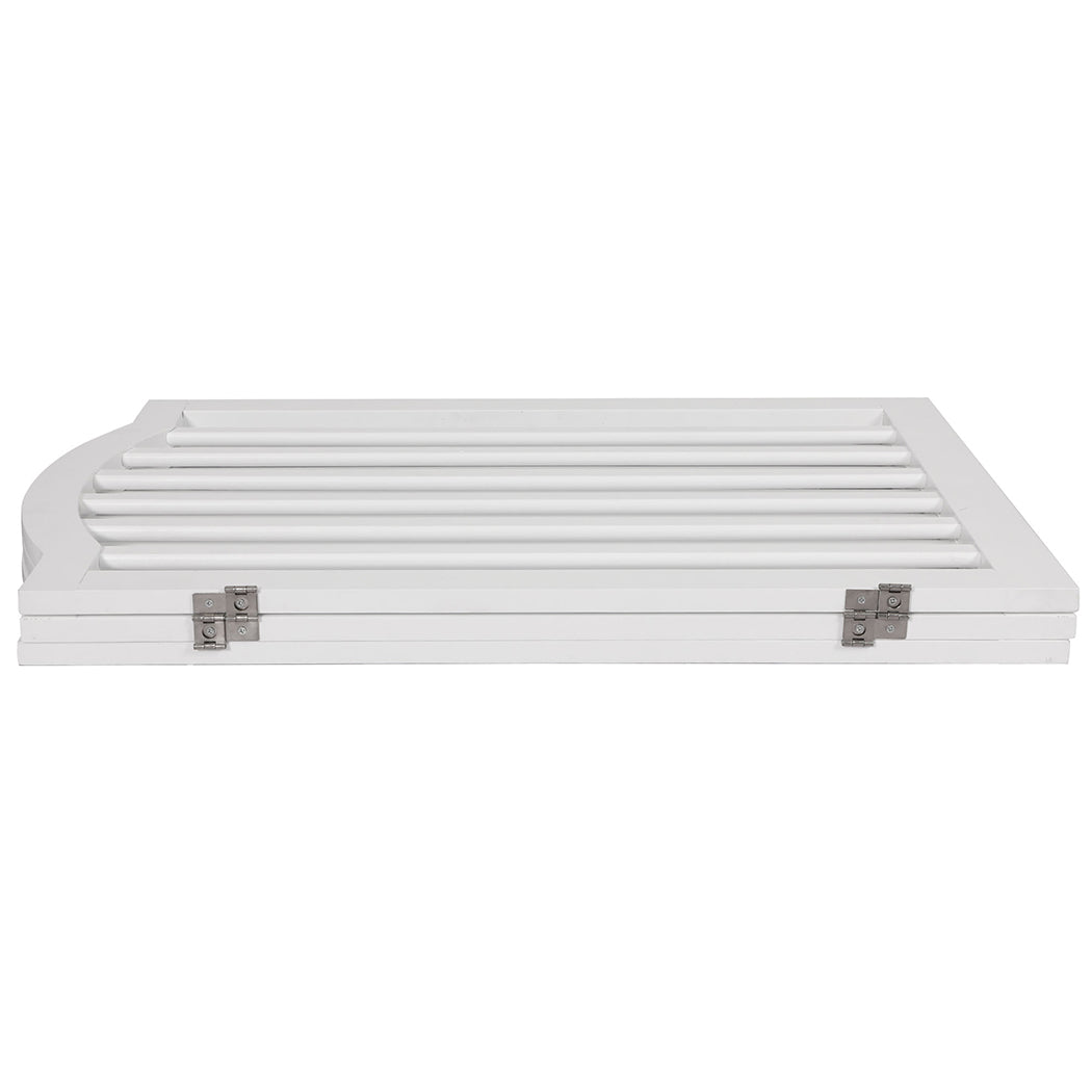PaWz Wooden Pet Gate Dog Fence Safety White-3