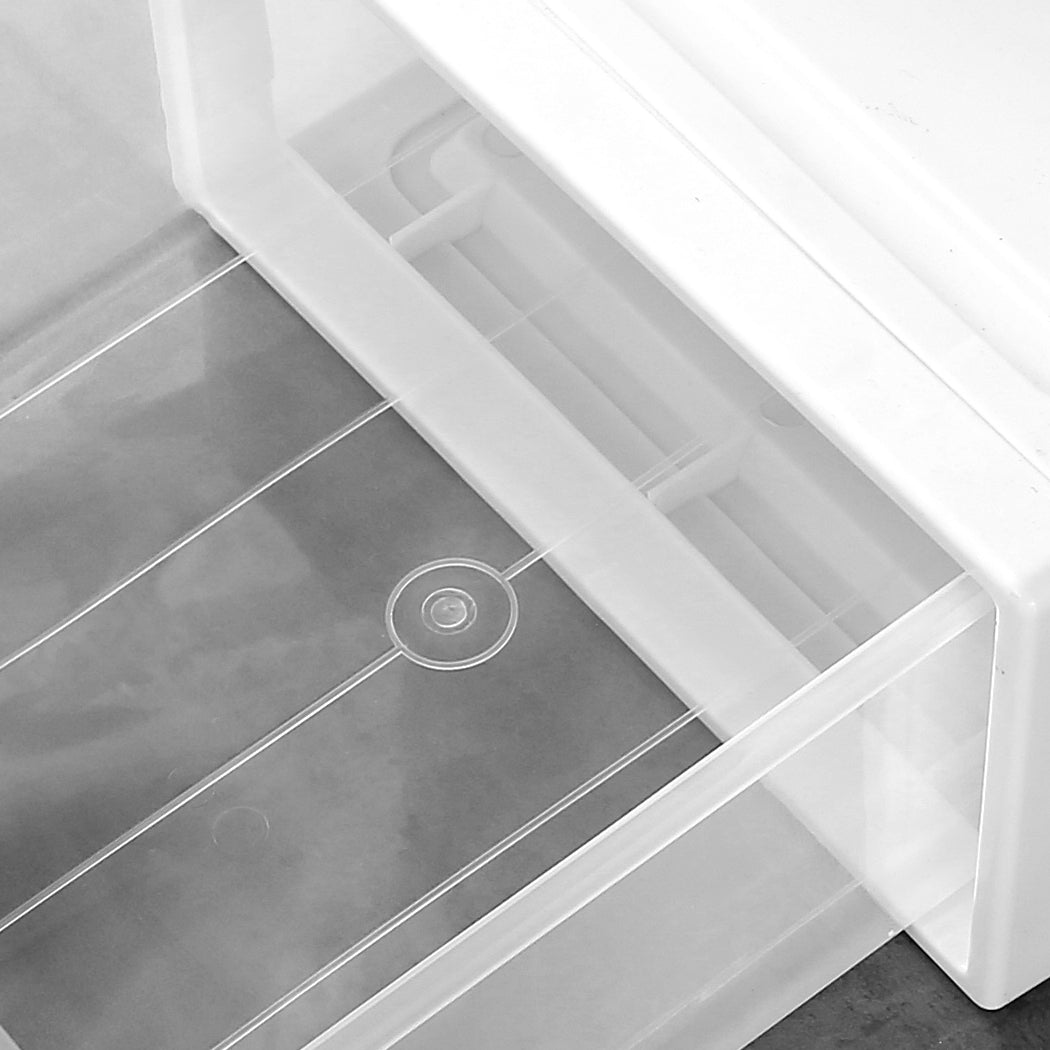 Large Storage Box Stackable Containers M 5PK Medium-4