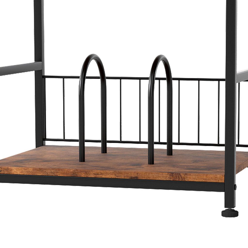 Levede Side Table 3-Tier Storage Shelf Modern Table