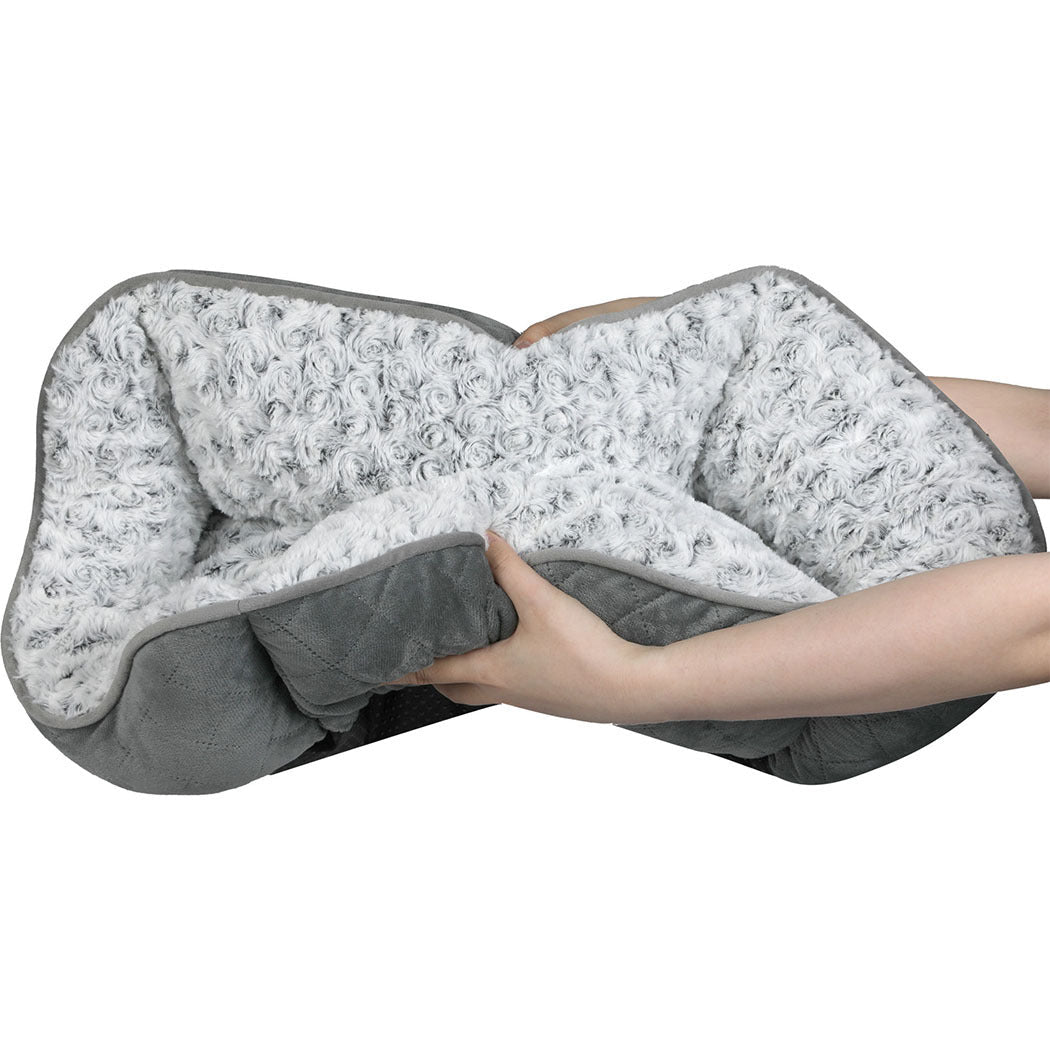 Pawz Pet Dog Calming Bed Fluffy Washable Cushion L-4