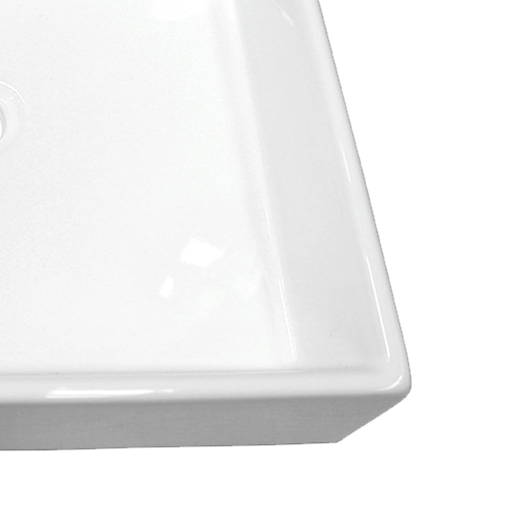 NNEIDS Ceramic Basin Bathroom Wash Counter