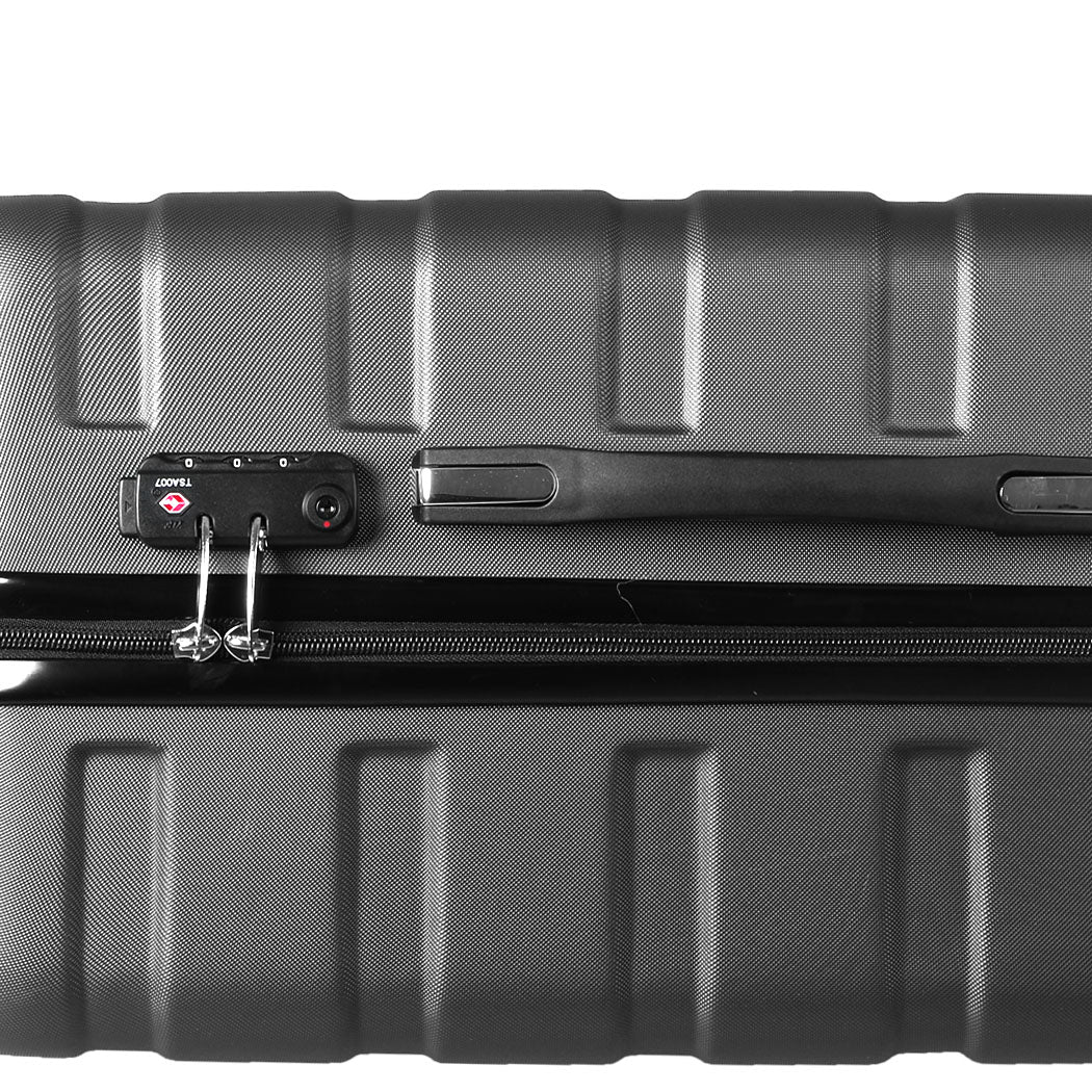 Slimbridge 20" Carry On Luggage Case Grey 20 inch-4