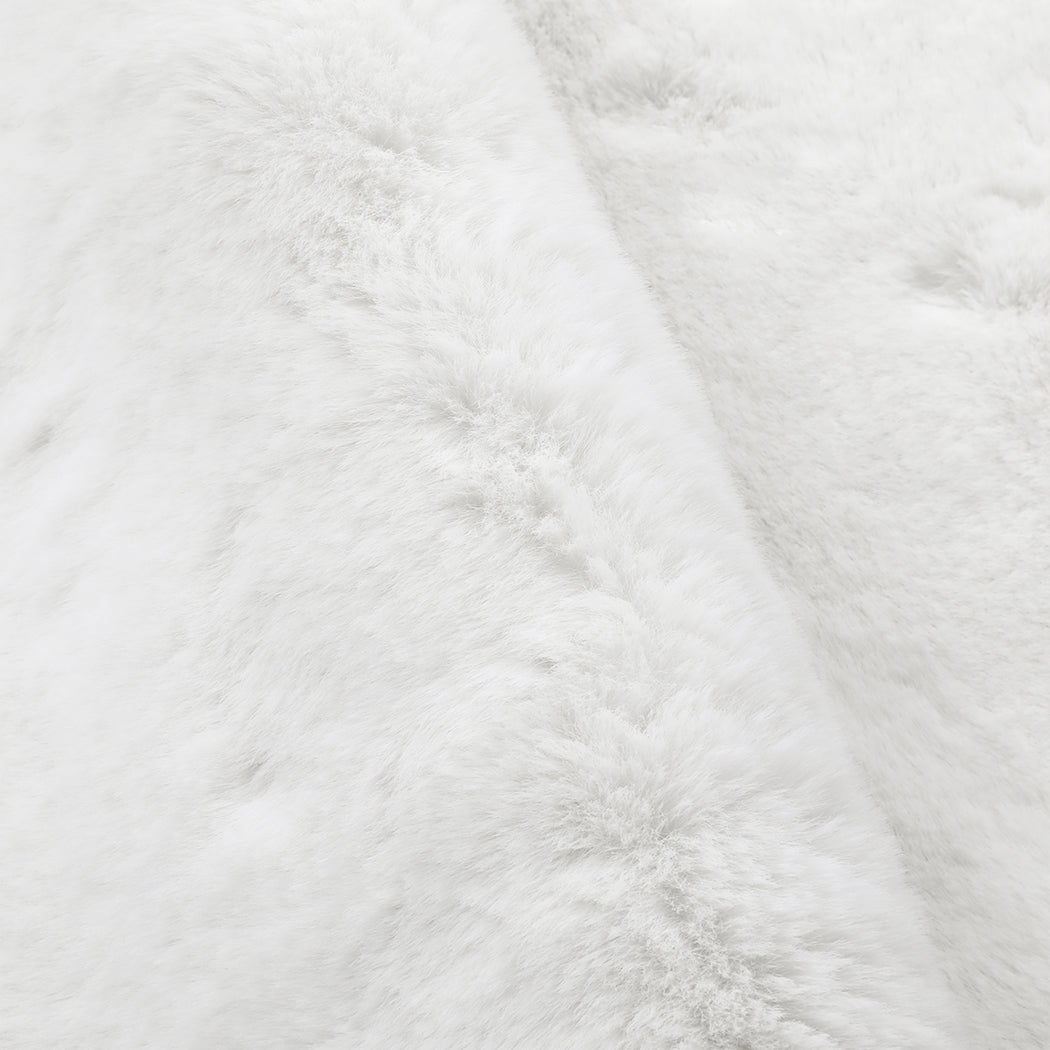 NNEIDS Marlow Floor Rug Area Rugs Cloud Fluffy 60X160cm White