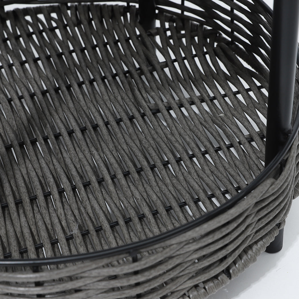 PaWz Rattan Pet Bed Elevated Raised-4