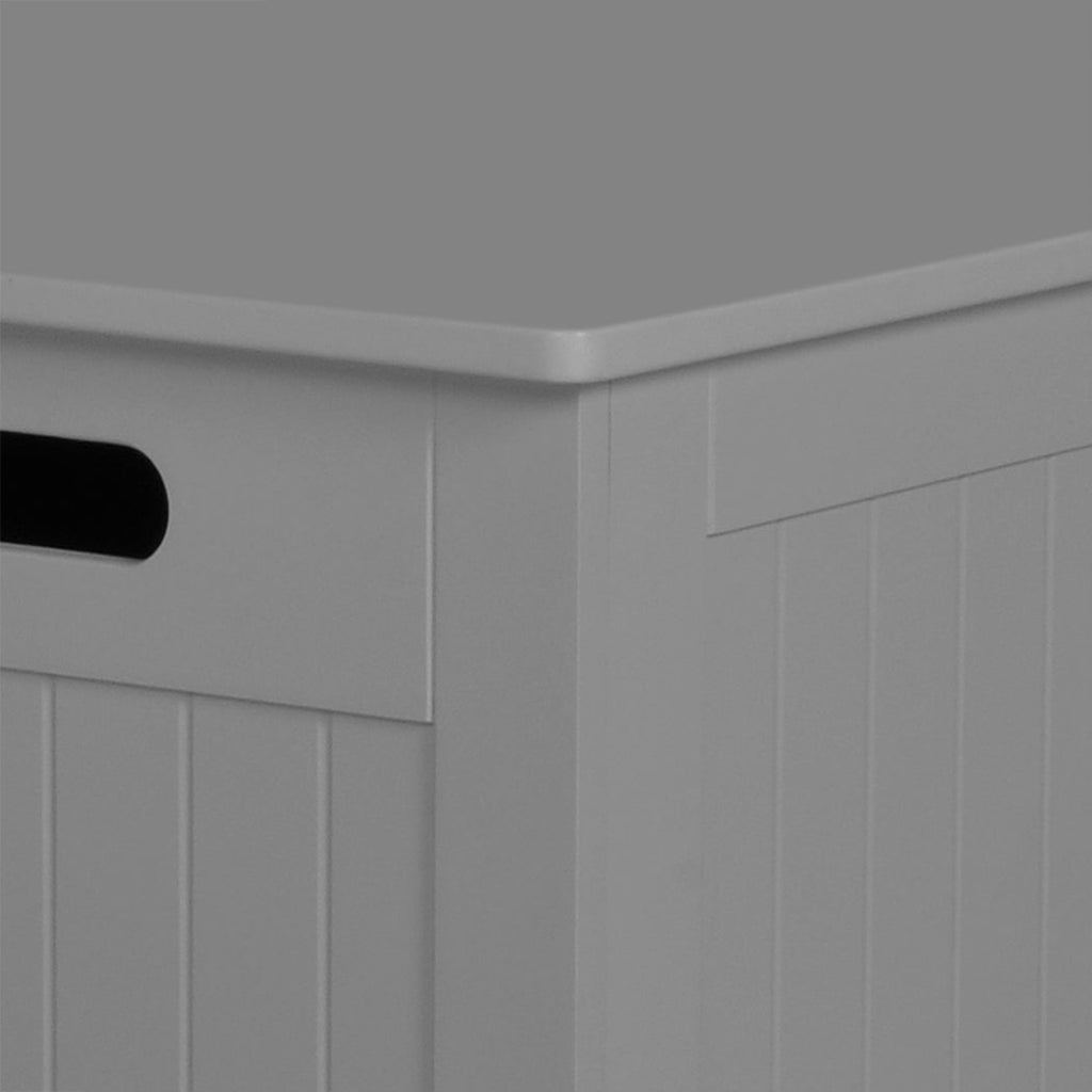 Levede Kids Toy Box Storage Chest Cabinet Grey-4