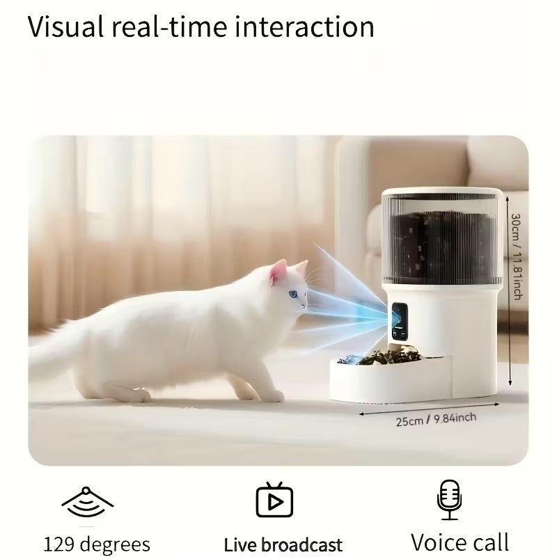 NNETM Automatic Pet Feeder with Camera and WiFi Control-1