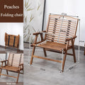 Camping Chair with Wooden Frame