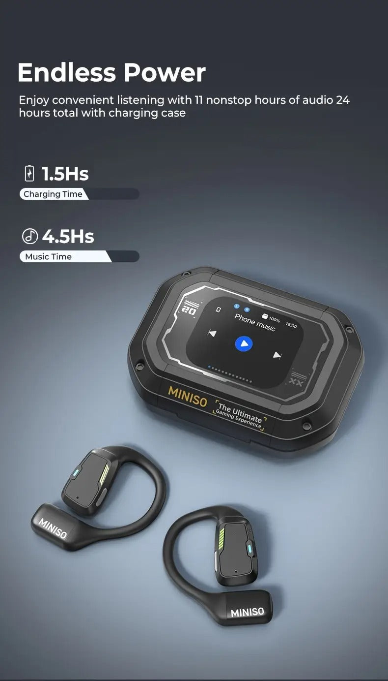 NNETM 3-in-1 AI Translator Wireless Earbuds with Mic