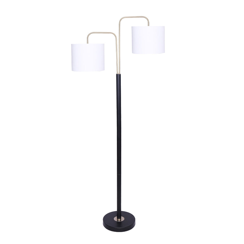 NNEDPE Black Metal Task Floor Lamp