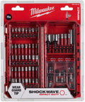 Milwaukee accessories shockwave impact duty screwdriver bit set 75-piece - 4932492008-0