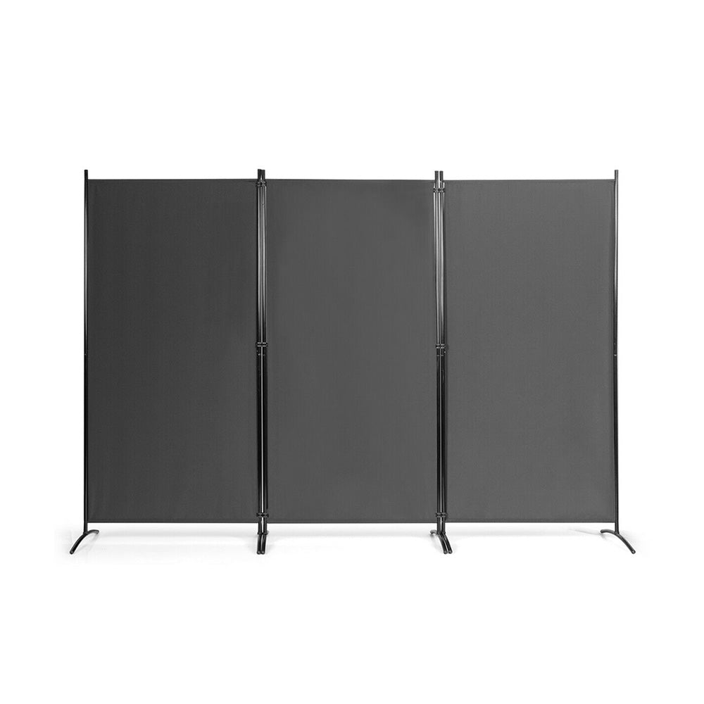 Mobil térelválasztó 260x180cm, szürke-1
