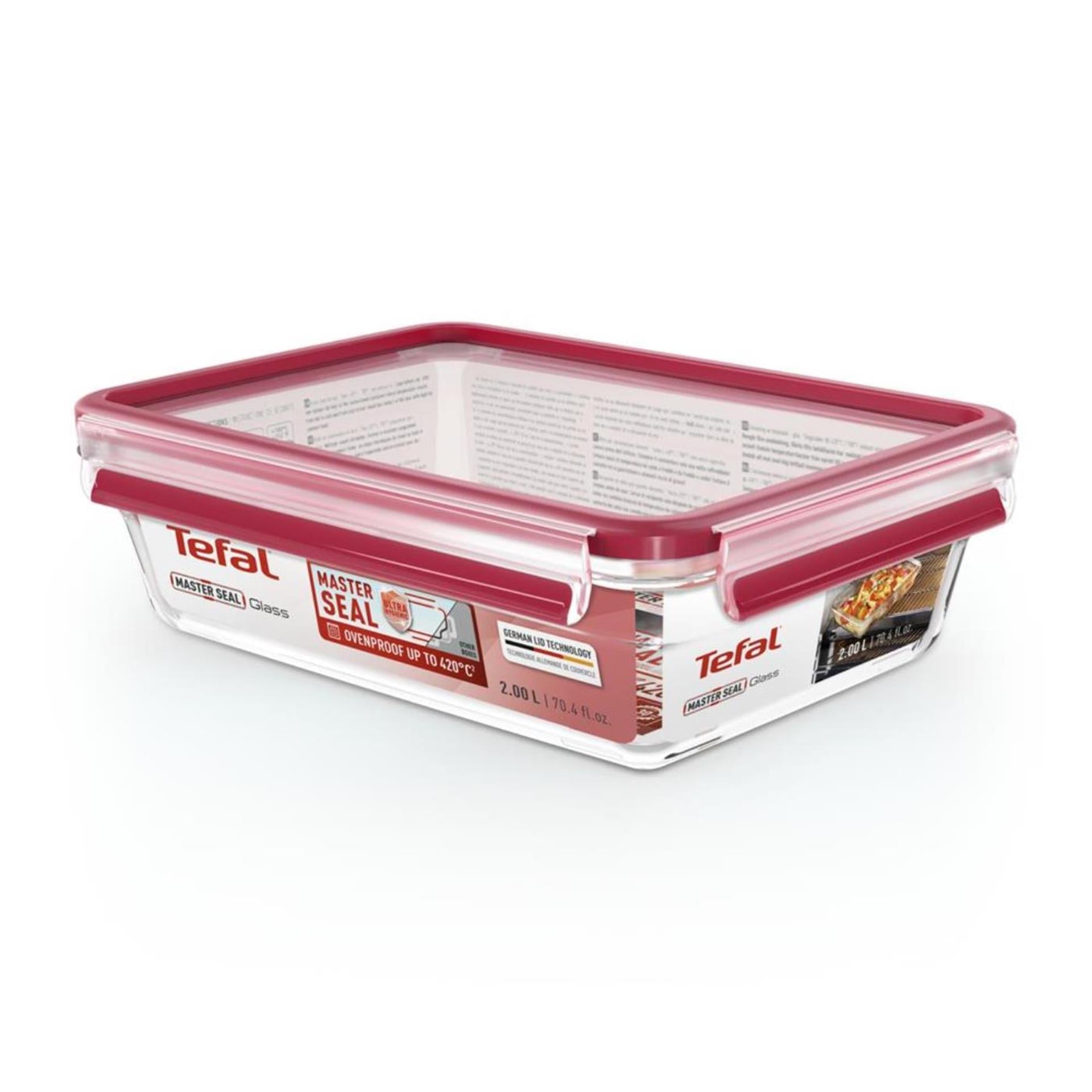 Tefal master seal glass 2l rectangular-0