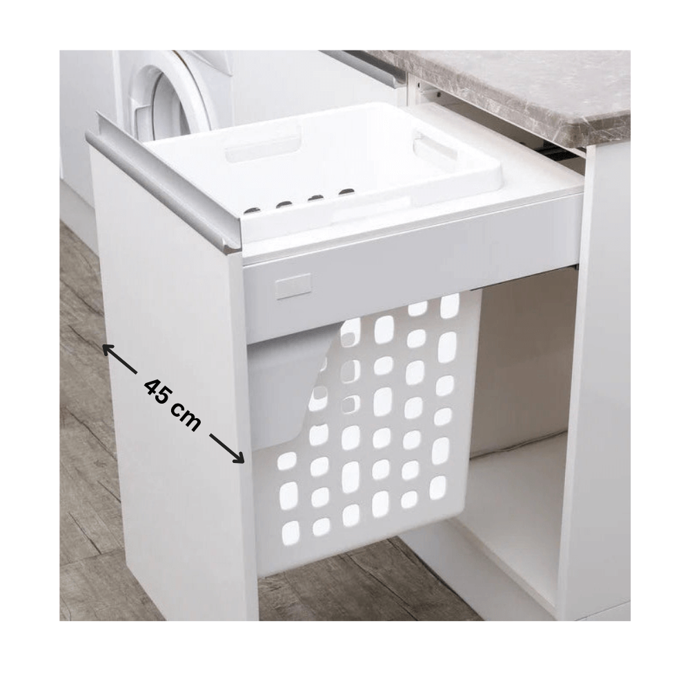 Pull-Out Laundry Hamper – 450mm Cabinet (48L)