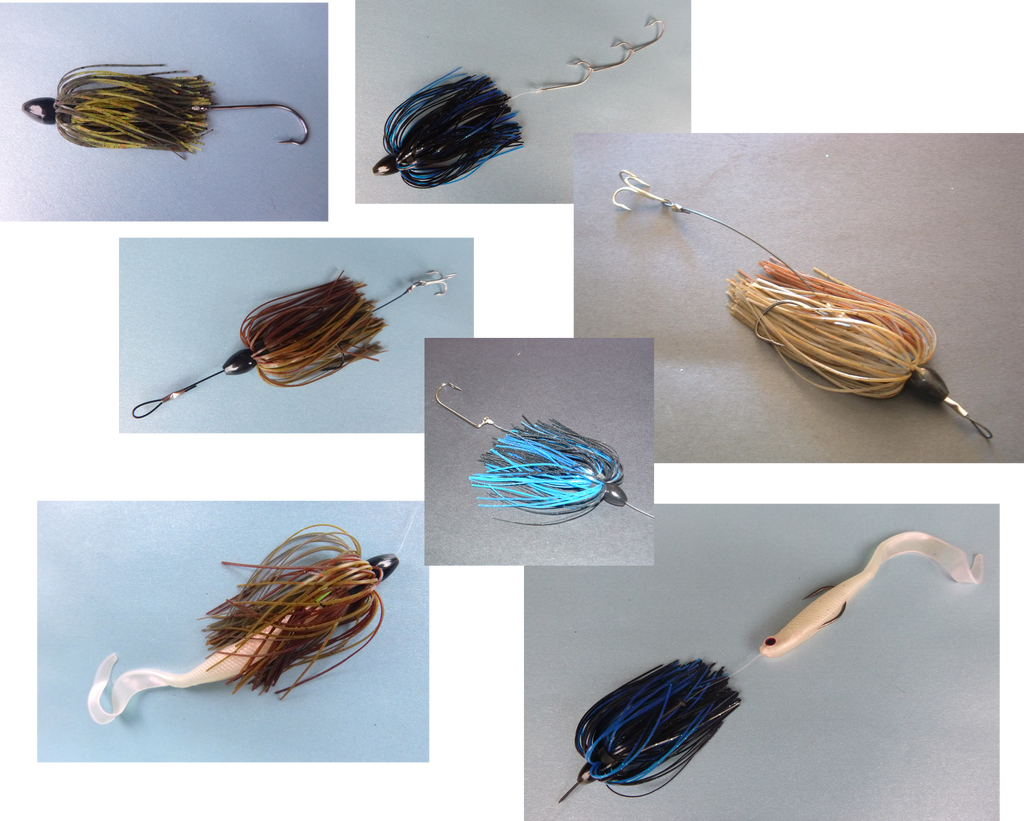 Vike 1/2 oz Skirted Microjig  in Black Blue