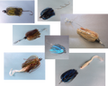 Vike 1/2 oz Skirted Microjig  in Black Blue