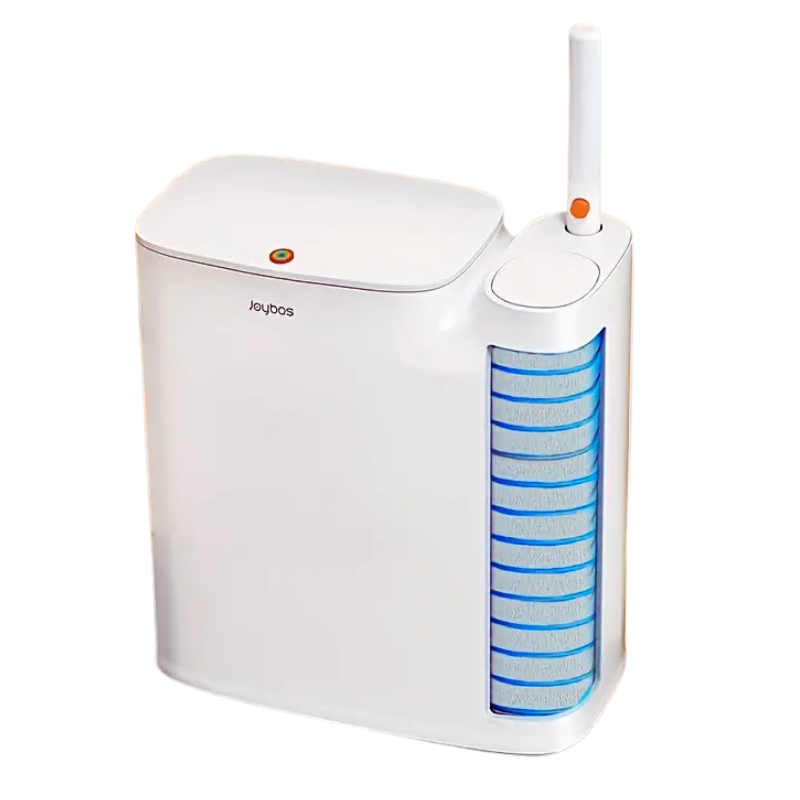 NNETM Bathroom Trash Can with Toilet Brush & 72 Heads
