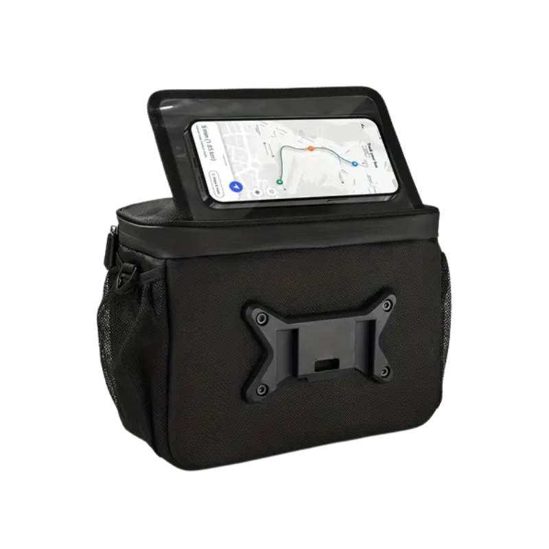 Bicycle Handlebar Bag with Phone Case Mount-0