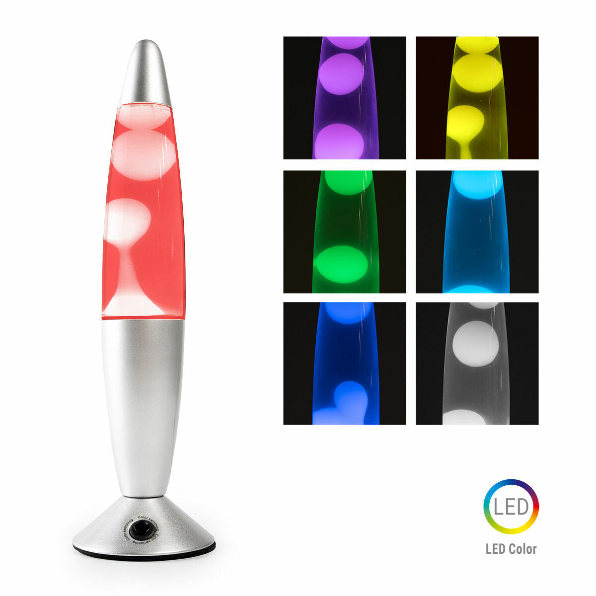 Multicoloured LED Lava Lamp Kolemp InnovaGoods-4