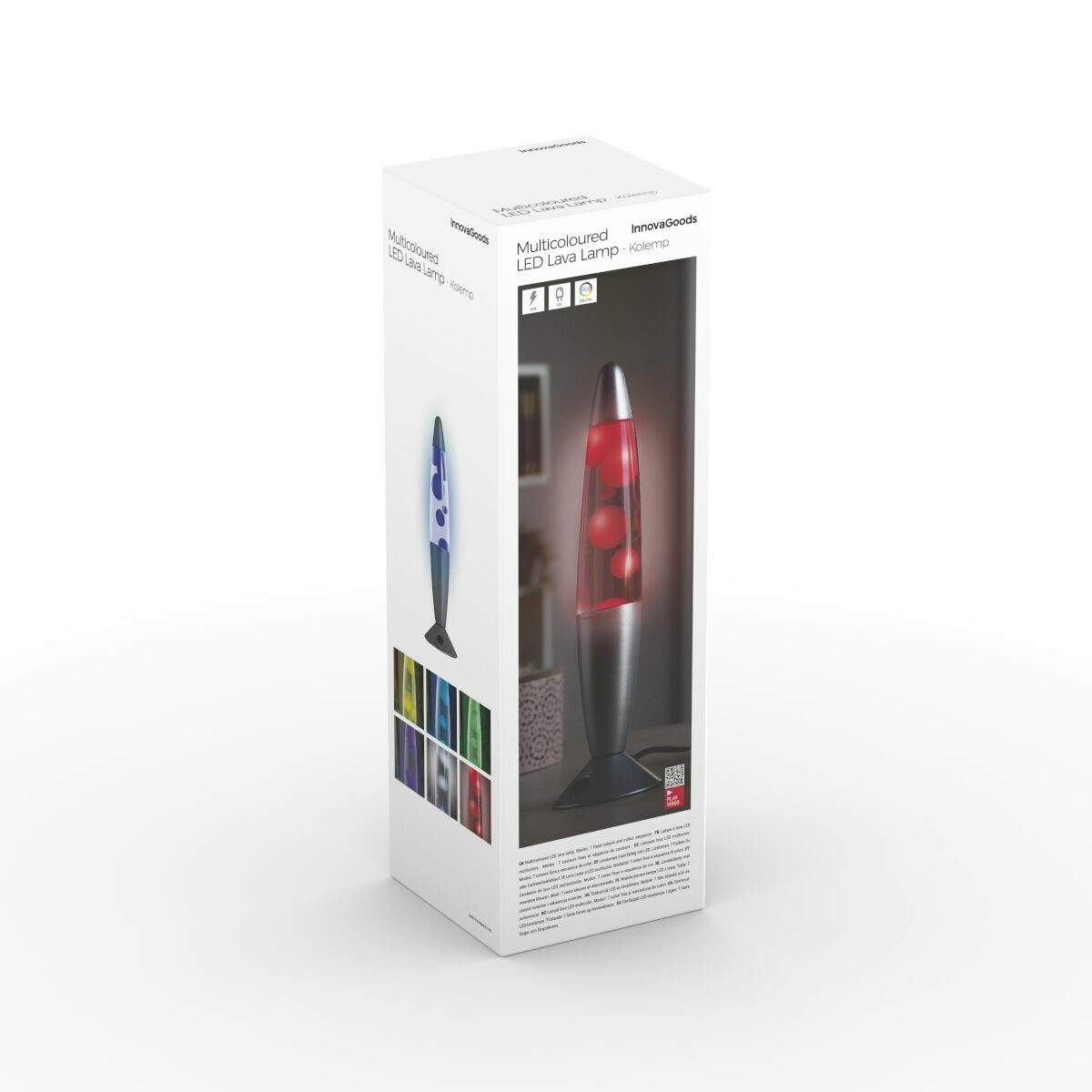 Multicoloured LED Lava Lamp Kolemp InnovaGoods-1