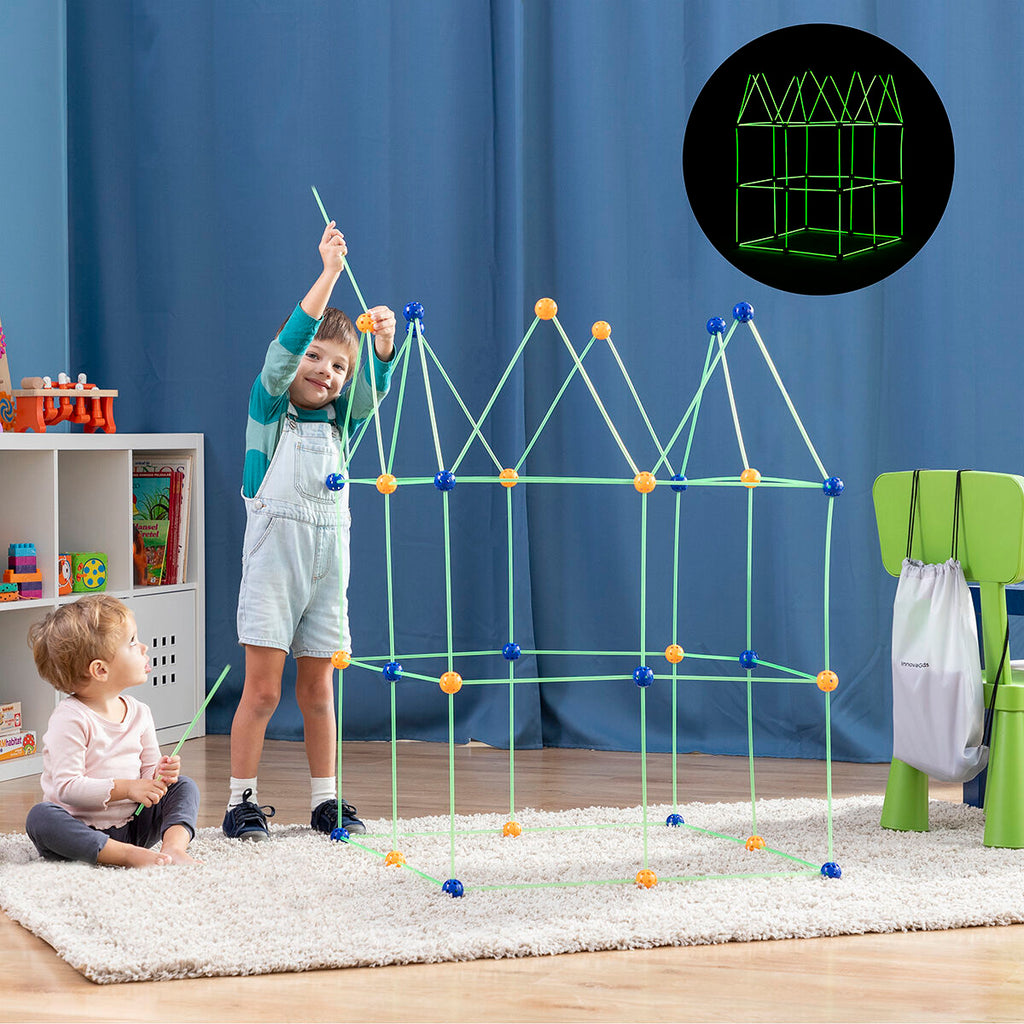 Children’s Fort Building Kit Archikitt InnovaGoods 85 Pieces-0